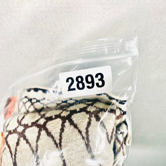 Nic Zoe Sweater Womens S Beige Orange Embroidered Open Cardigan Cottage - Picture 10 of 10